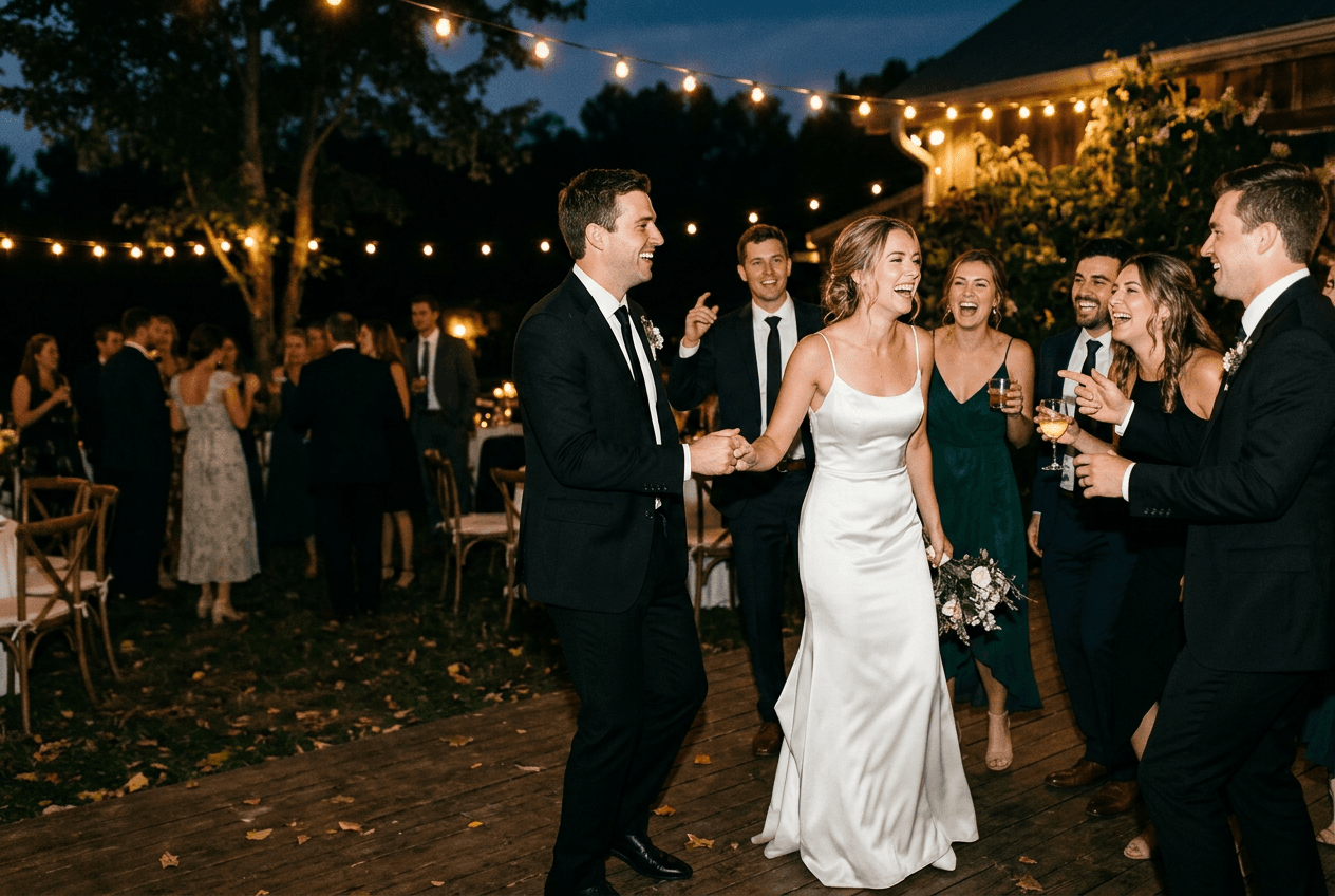 Illustrative wedding moments